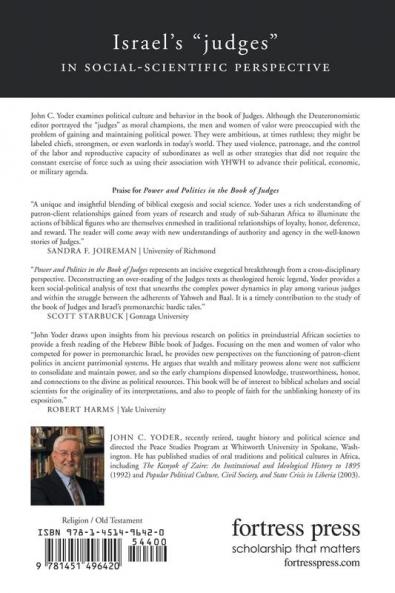 Power and Politics in the Book of Judges