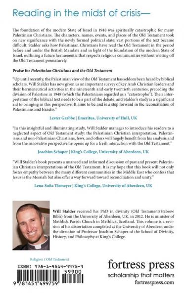 Palestinian Christians and the Old Testament HC