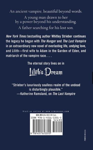 Lilith's Dream: A Tale of the Vampire Life