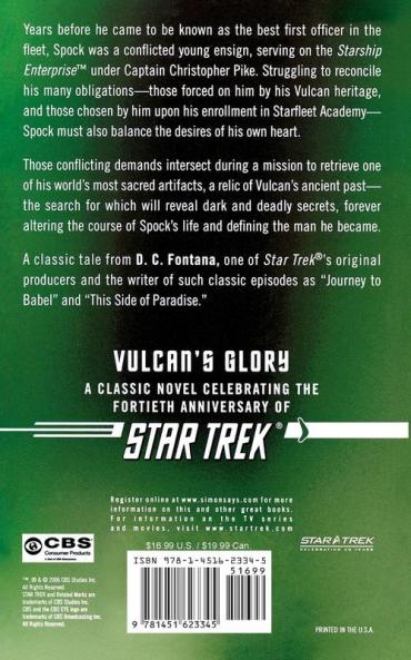 Star Trek: The Original Series: Vulcan's Glory