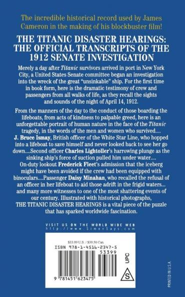 The Titanic Disaster Hearings