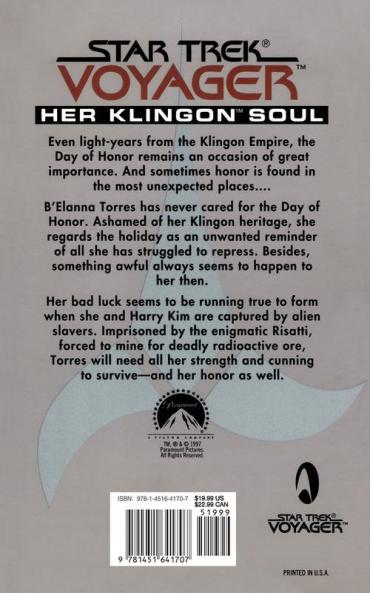 Her Klingon Soul: Star Trek Voyager: Day of Honor #3