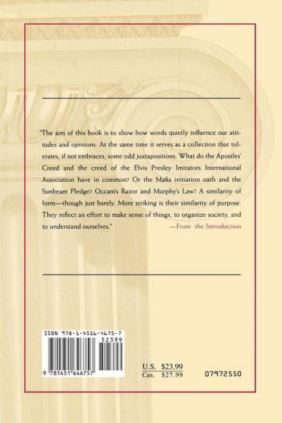 The Words We Live By