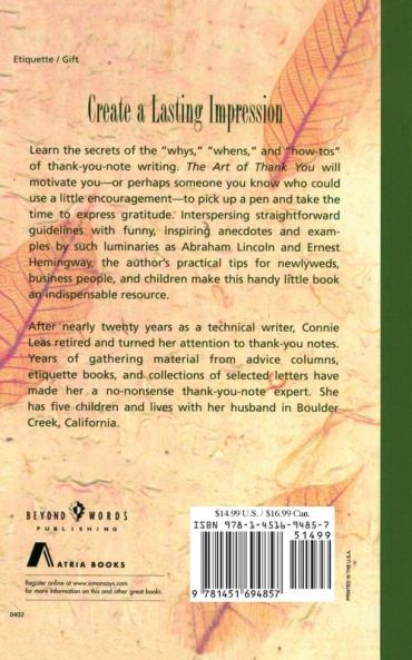 The Art of Thank You: Crafting Notes of Gratitude