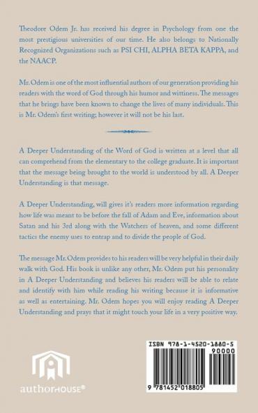 A Deeper Understanding of the Word of God