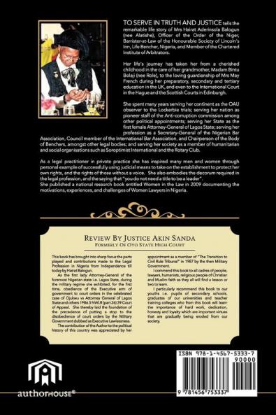 To Serve in Truth & Justice
