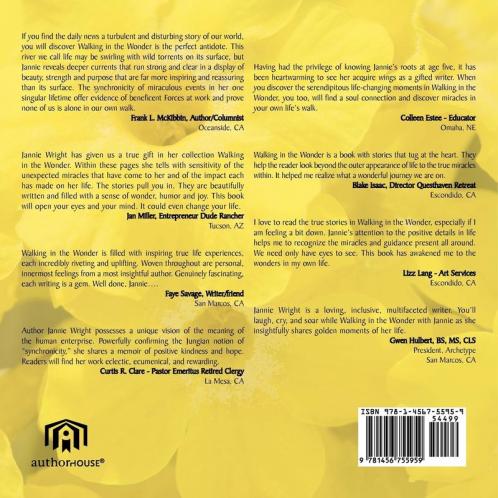 Walking in the Wonder: A Memoir of Gratitude for a Lifetime of Miracles