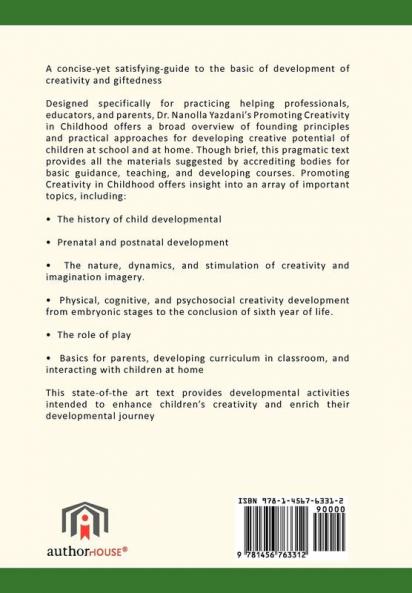 PROMOTING CREATIVITY IN CHILDHOOD