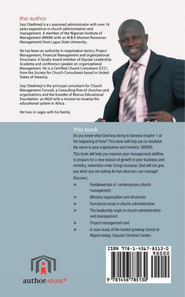Church Adminisration and Management