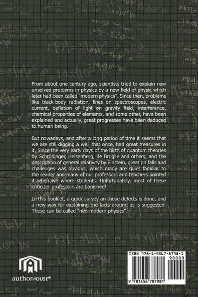 Philosophy and Physical Basis of a Neo-Modern Physics