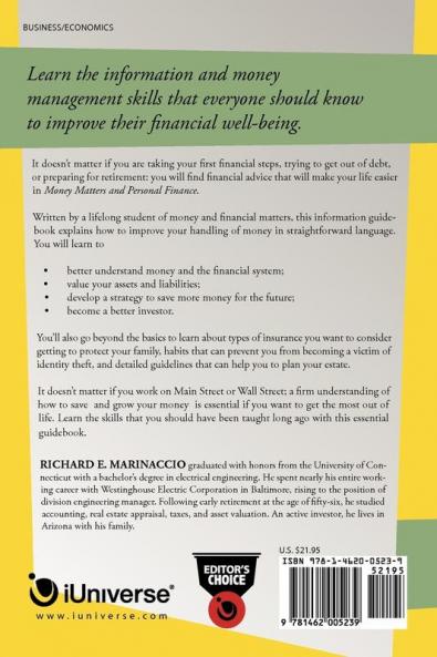 Money Matters and Personal Finance