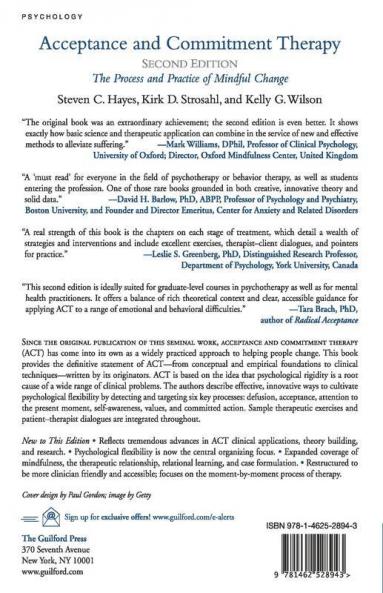Acceptance and Commitment Therapy Second Edition