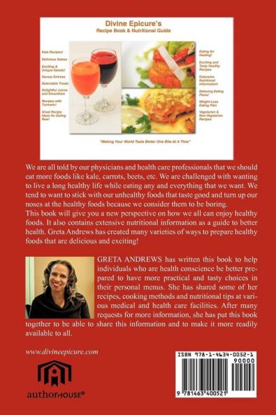 Divine Epicure's Recipe Book and Nutritional Guide
