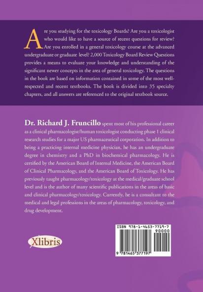 2000 Toxicology Board Review Questions