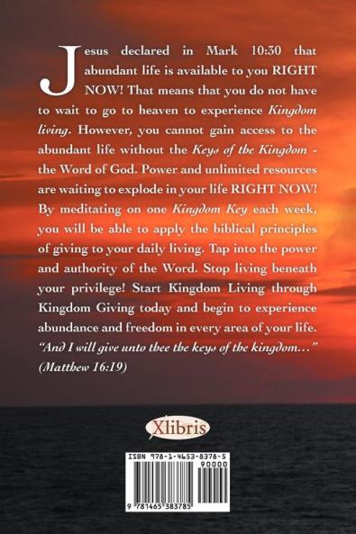 Keys of the Kingdom: 52 Week Devotional for Kingdom Living through Kingdom Giving