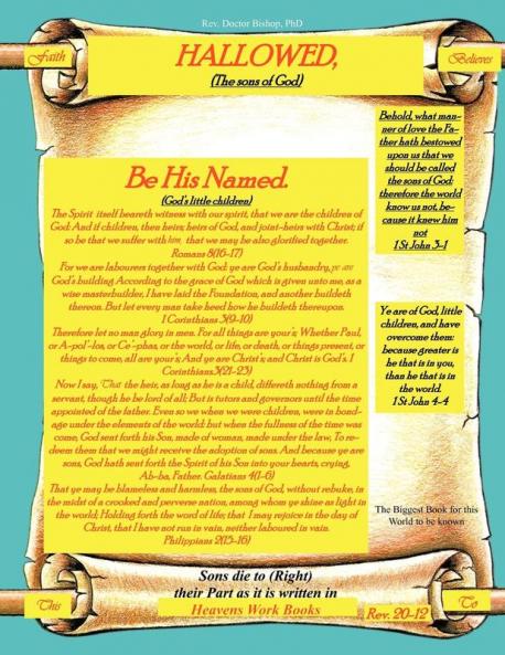 Hallowed be His Named.