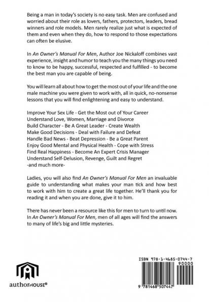 An Owner's Manual for Men