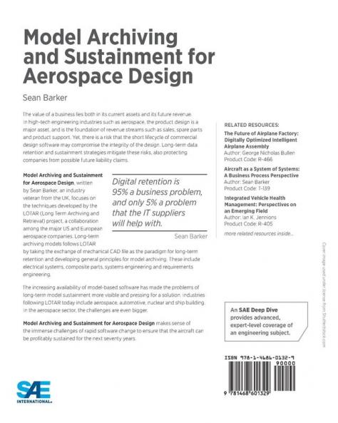 Model Archiving and Sustainment for Aerospace Design