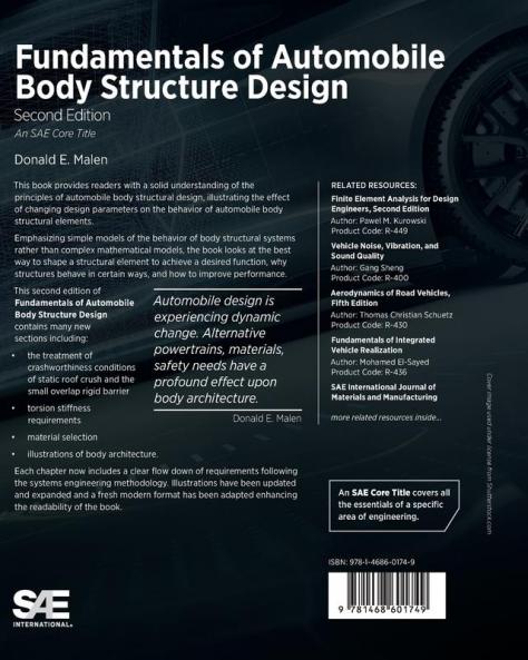 Fundamentals of Automobile Body Structure Design 2nd Edition