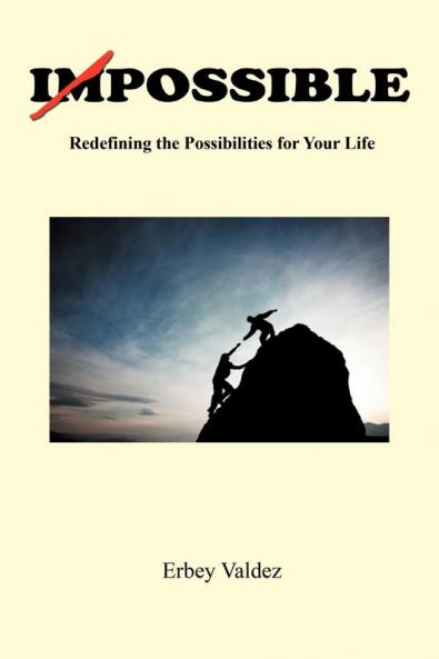 "In 2009, Erbey Valdez and his family faced one of the greatest tragedies and challenges anyone has ever faced. In the midst of anguish and ruin, Erbey & Maricruz Valdez chose to redefine their faith, marriage and relationship with God. Overcoming seemingly impossible odds, they discovered redemption and a renewed sense of purpose for their lives. POSSIBLE reminds us that we can accomplish anything through faith and love and encourages us to seek out what is possible for our own lives. It is a book of hope for those who stumble, a reminder that forgiveness and 2nd chances still exist, and a challenge for each of us to discover our true potential and destiny for our own lives. Erbey Valdez's wonderful collection of inspirational testimonies is sure to warm your heart, draw a few tears, and encourage you to believe in the impossible". -Albert Diaz, NWHBC Men's Ministry Director & Northwest Vista College Student Minister2