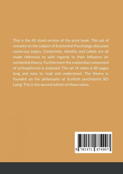 Remarks On Existentialism