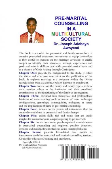 PRE-MARITAL COUNSELLING IN A MULTICULTURAL SOCIETY
