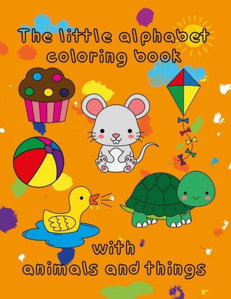 The little alphabet coloring book with animals and things