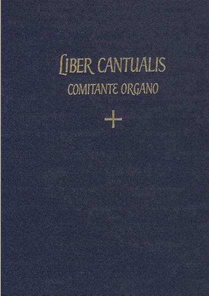 Liber Cantualis Comitante organo