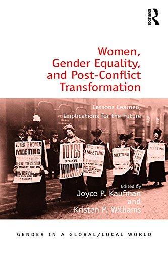 Women Gender Equality and Post-Conflict Transformation