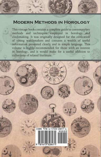 Modern Methods in Horology