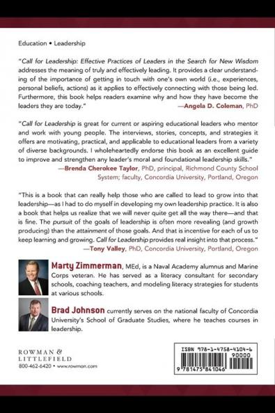 Call for Leadership