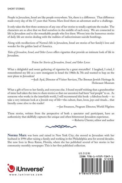 Stories of Jerusalem Israel and Other Loves