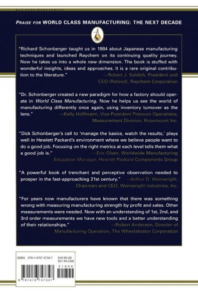 World Class Manufacturing: The Next Decade: Building Power Strength and Value