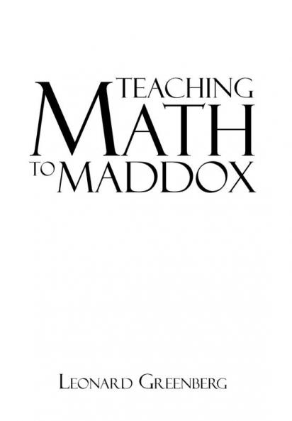 Teaching Math to Maddox