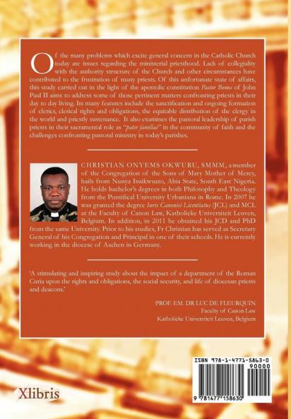 The Responsibilities and Significance of the CONGREGATIO PRO CLERICIS in the Life and Ministry of the Diocesan Clergy