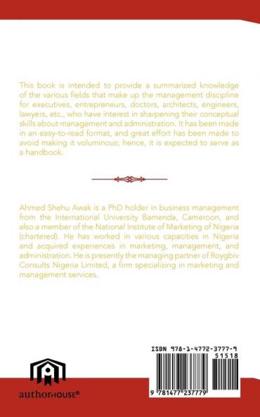 Management at a Glance: For Top Middle and Lower Executives