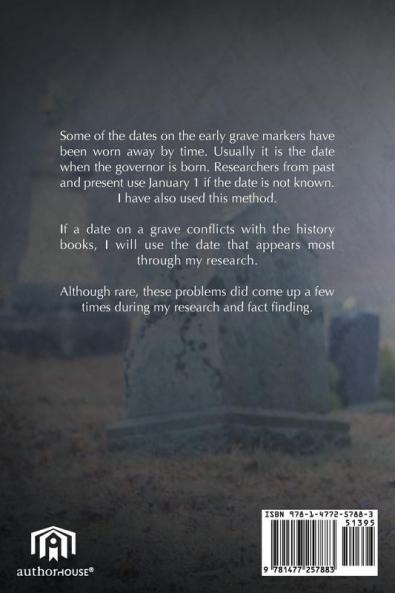 North Carolina Governors and their Final Resting Places