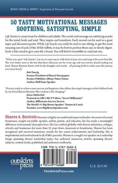 Life Snacks 50 Tasty Motivational Messages Soothing Satisfying Simple