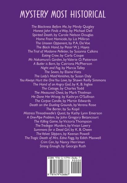 Charlaine Harris Presents Malice Domestic 12: Mystery Most Historical