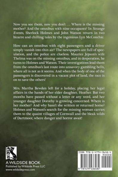Sherlock Holmes: Strange Events