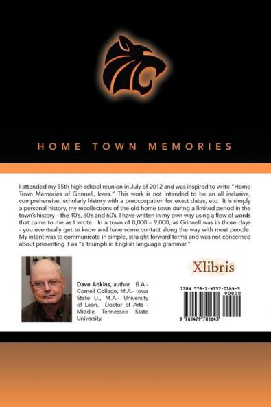 Home Town Memories of Grinnell Iowa