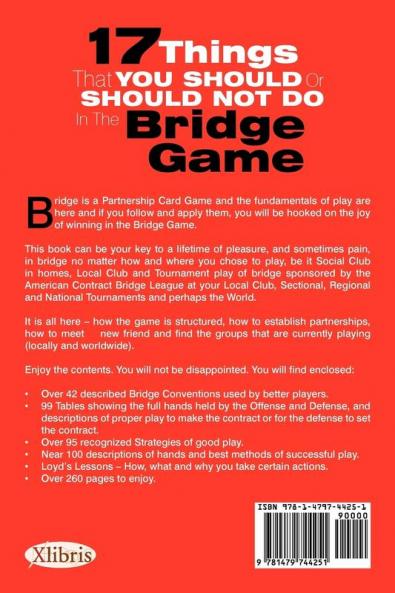 17 Things That You Should or Should Not Do in the Bridge Game