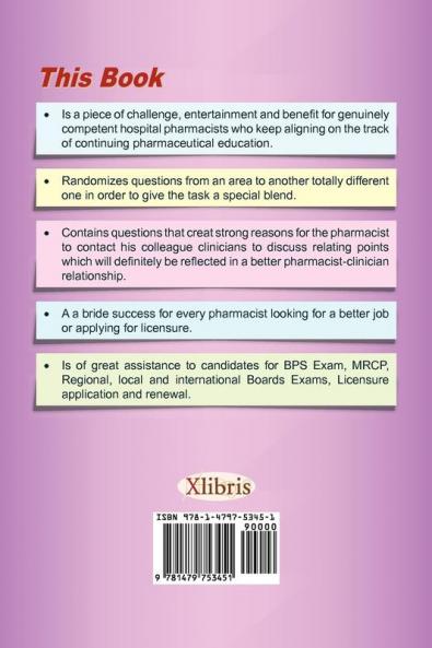 Multiple Choice Questions in Hospital Pharmacy