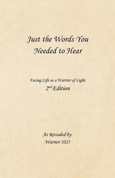 Just the Words You Needed to Hear