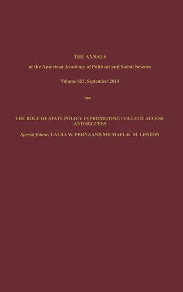 The Role of State Policy in Promoting College Access and Success