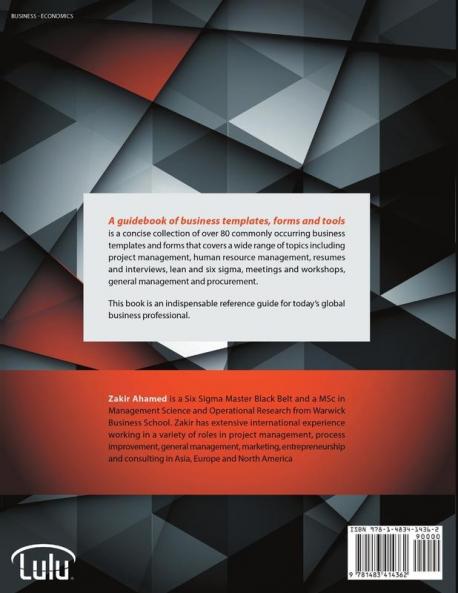 A Guidebook of Business Templates Forms and Tools