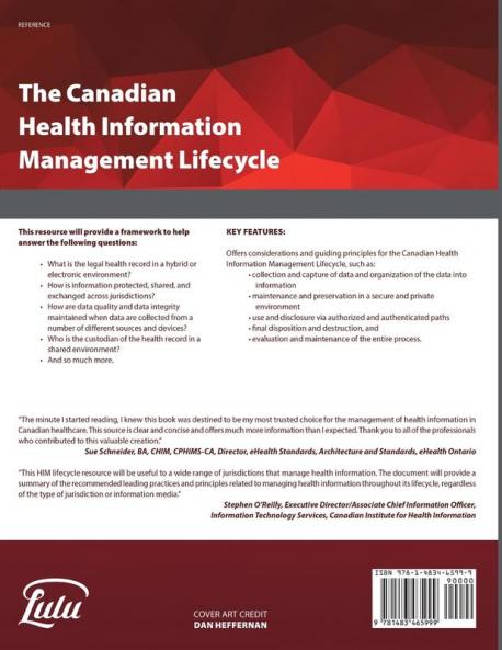 The Canadian Health Information Management Lifecycle