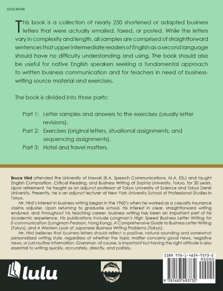 Business Letter and E-mail Writing