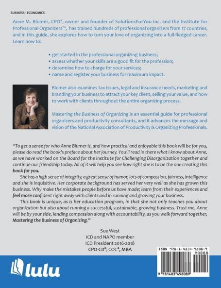 Mastering the Business of Organizing