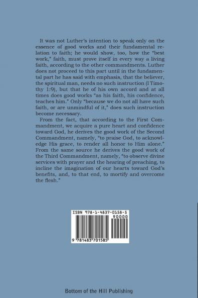 A Treatise on Good Works